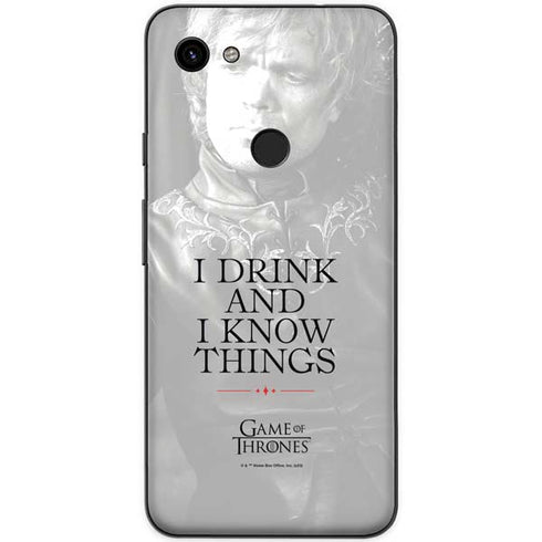 Game of Thrones: Tyrion Lannister Quote Google Pixel 3a XL Skin